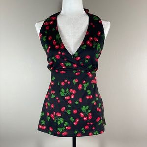 PIN-UP COUTURE Cherry Halter Top NWOT